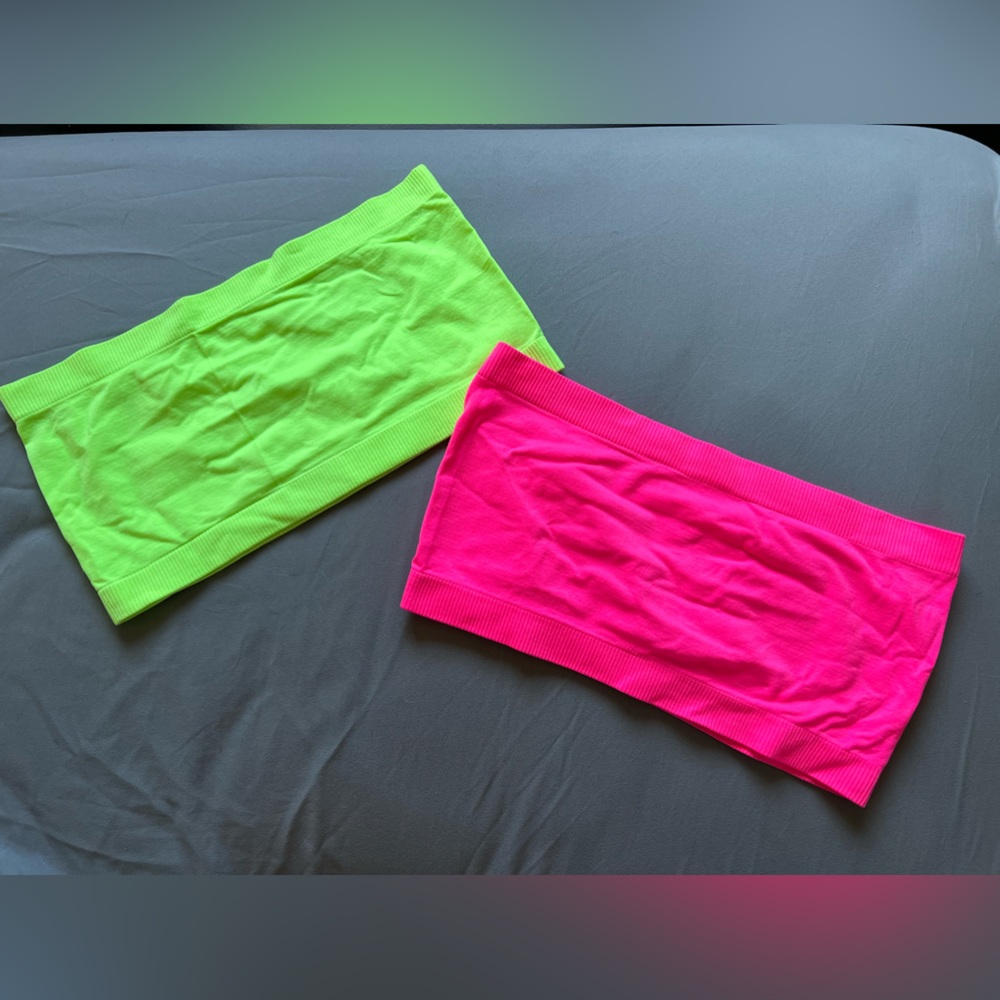 L.E.I. Neon Bandeau Bundle Size S/M